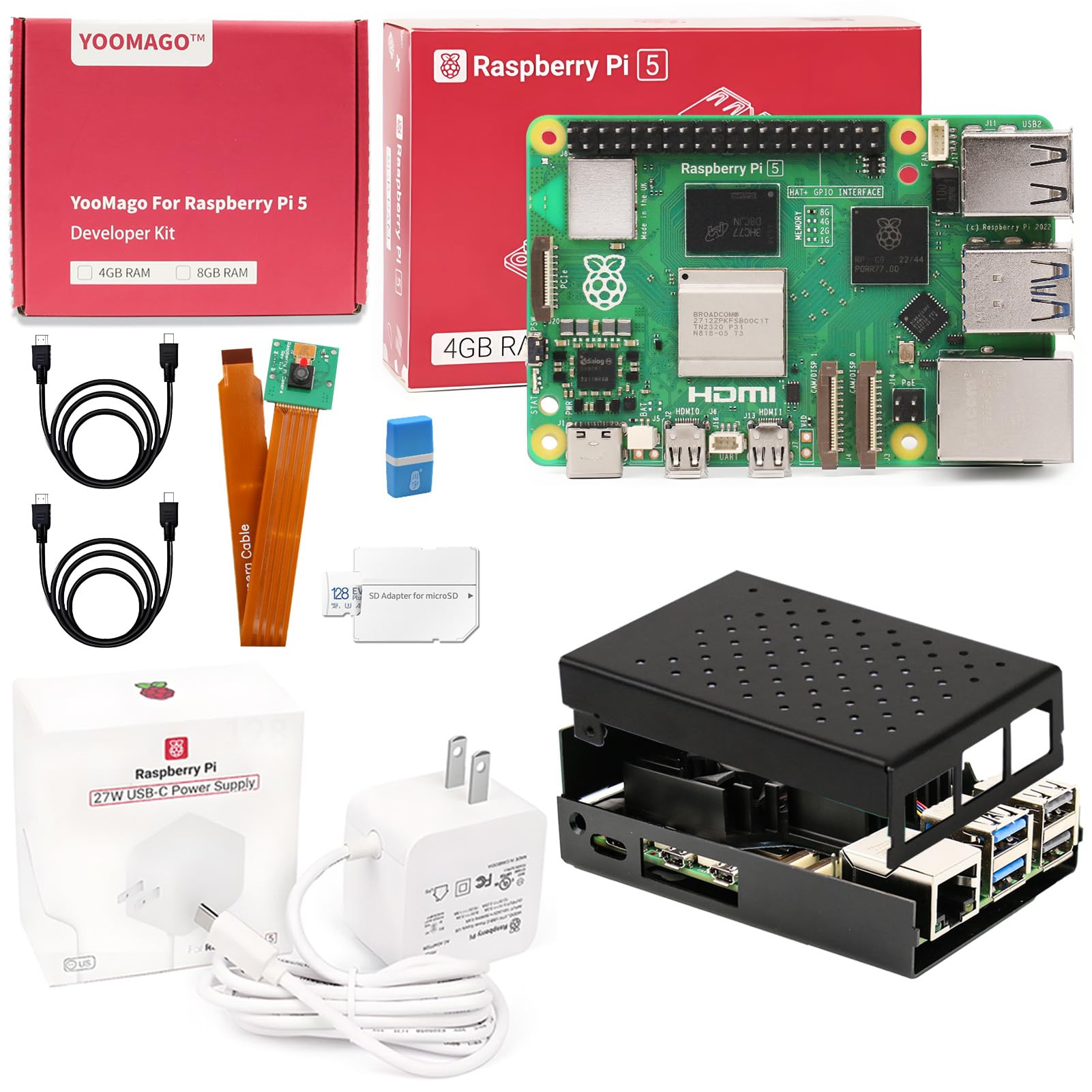Raspberry Pi 4 8Gb Ram Kit - New Original Development Board Raspberry Pi