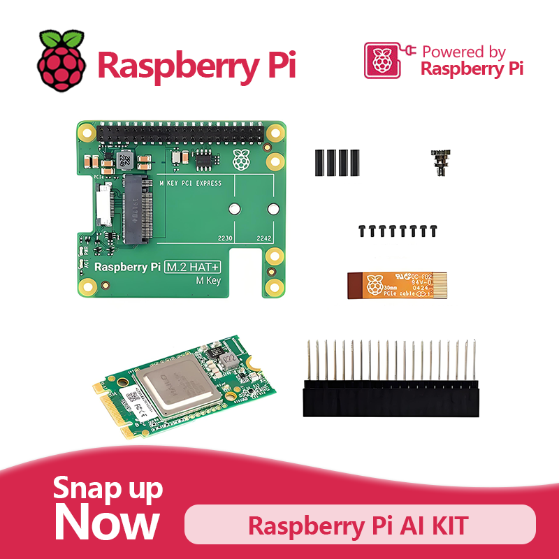 Raspberry Pi Ai Kit Hailo-8L - Raspberry Pi AI Kit combines official