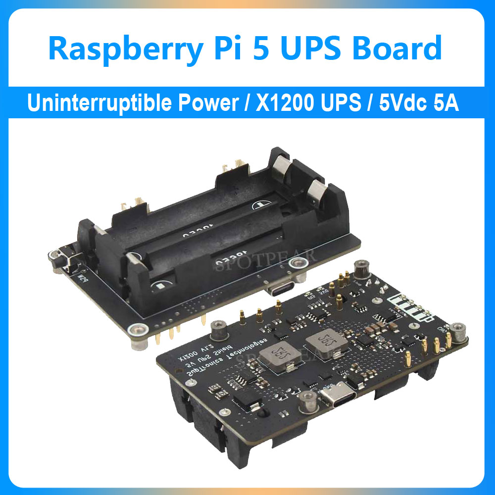 Raspberry Pi Uninterrupted Power Supply Ups 18650 - Raspberry Pi 5 UPS Expansion Board