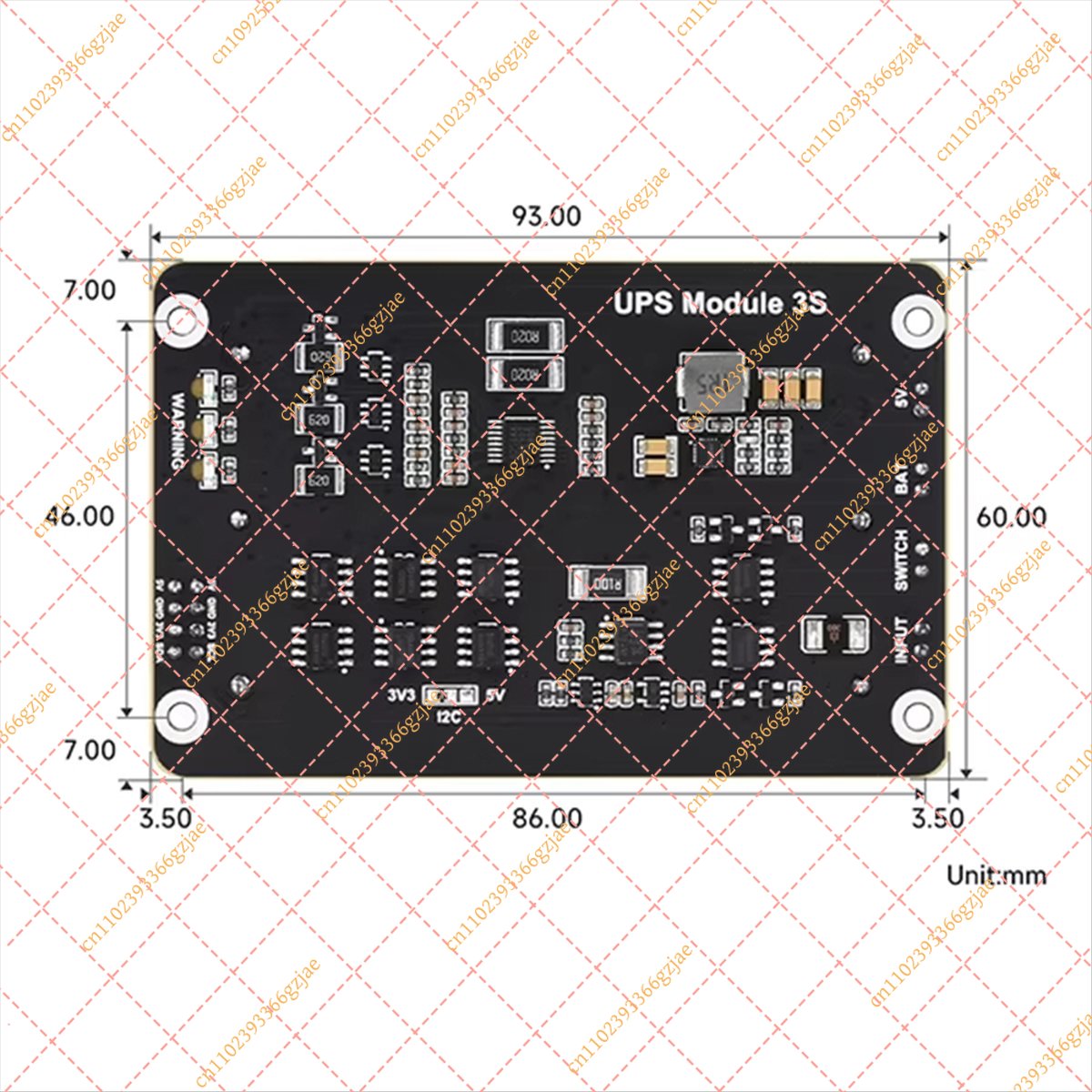 Raspberry Pi Uninterrupted Power Supply Ups 18650 - FY Persevering- For Raspberry Pi 5