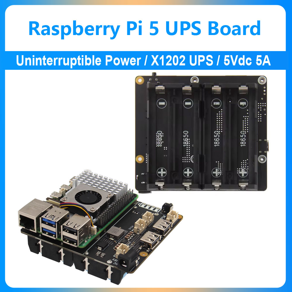 Raspberry Pi Uninterrupted Power Supply Ups 18650 - Raspberry Pi 5 UPS Expansion Board