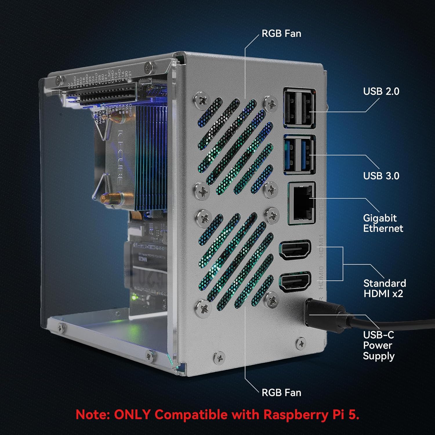 Pironman 5 NVMe M.2 SSD PCIe 2 - Raspberry Pi Ai Kit Hailo-8L review and price
