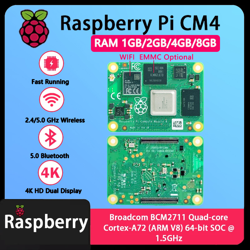 Raspberry Pi CM4 1GB/2GB/4GB/8 - Raspberry Pi Compute Module 4 8Gb 32Gb Emmc review and price