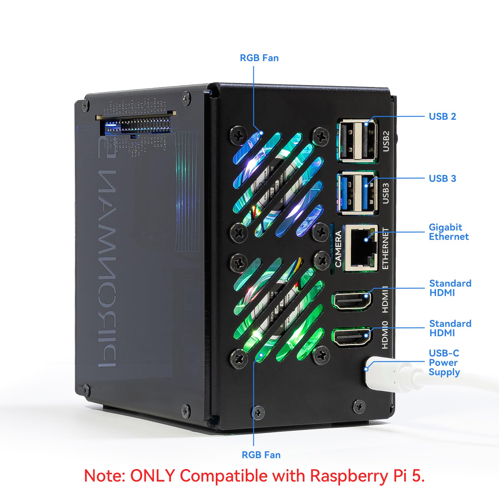 Pironman 5-MAX Dual NVMe M.2 S - Raspberry Pi Ai Kit Hailo-8L review and price
