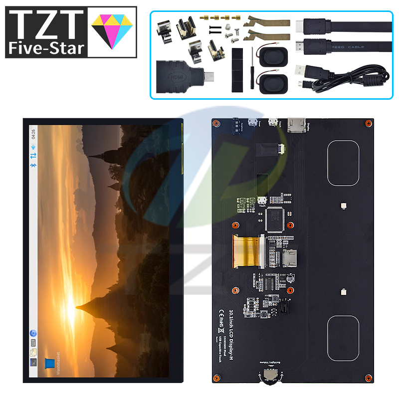 TZT 10.1 Inch HDMI-compatible  - Raspberry Pi 10.1 Inch Capacitive Touch Screen Ips review and price
