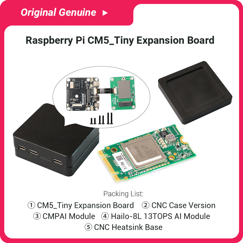 Complete CM5 Tiny Full Kit wit - Raspberry Pi Ai Kit Hailo-8L review and price