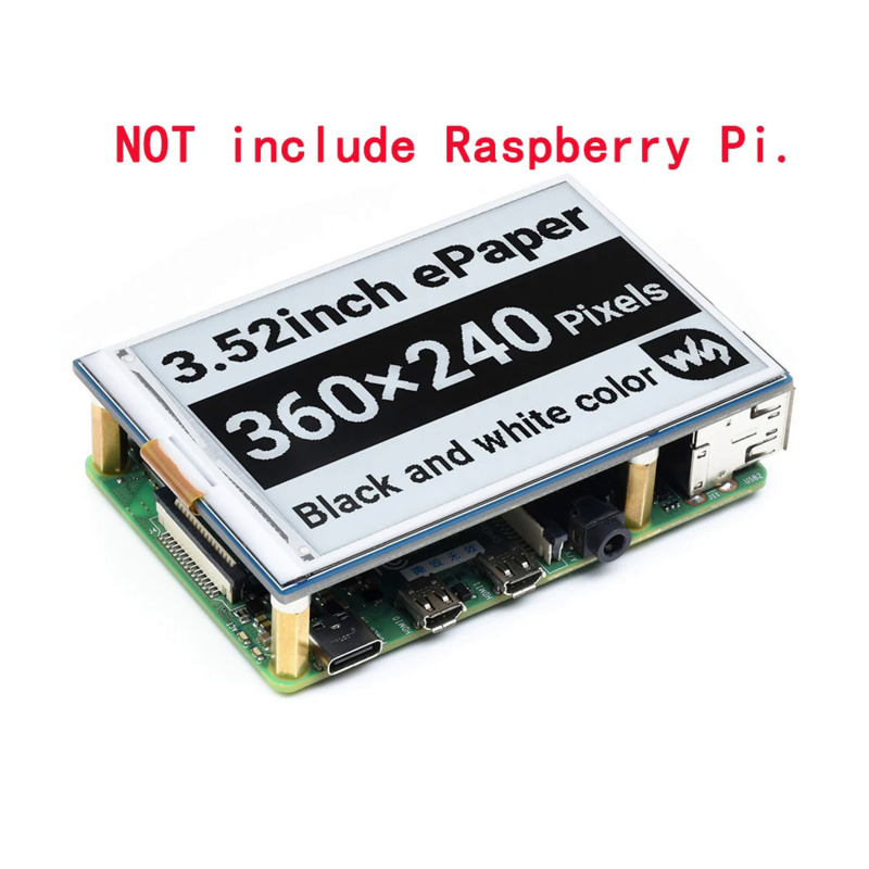 3.5Inch E-Ink E-Paper Display  - Raspberry Pi 4 8Gb Ram Kit review and price