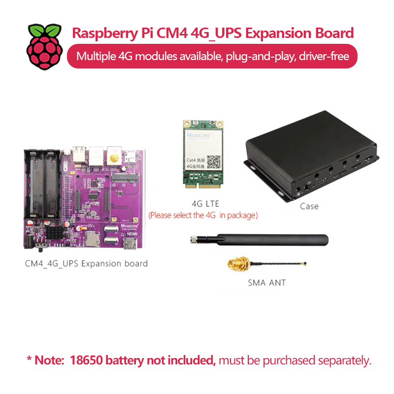 Raspberry Pi CM4 4G_UPS Uninte - Raspberry Pi Uninterrupted Power Supply Ups 18650 review and price